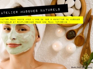 atelier à domicile masque naturel