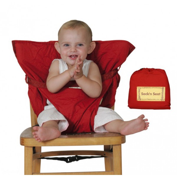 Sack'n Seat chaise bébé nomade rouge