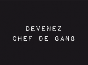 chef de gang : vendeuse à domicile d'articles de puericulture